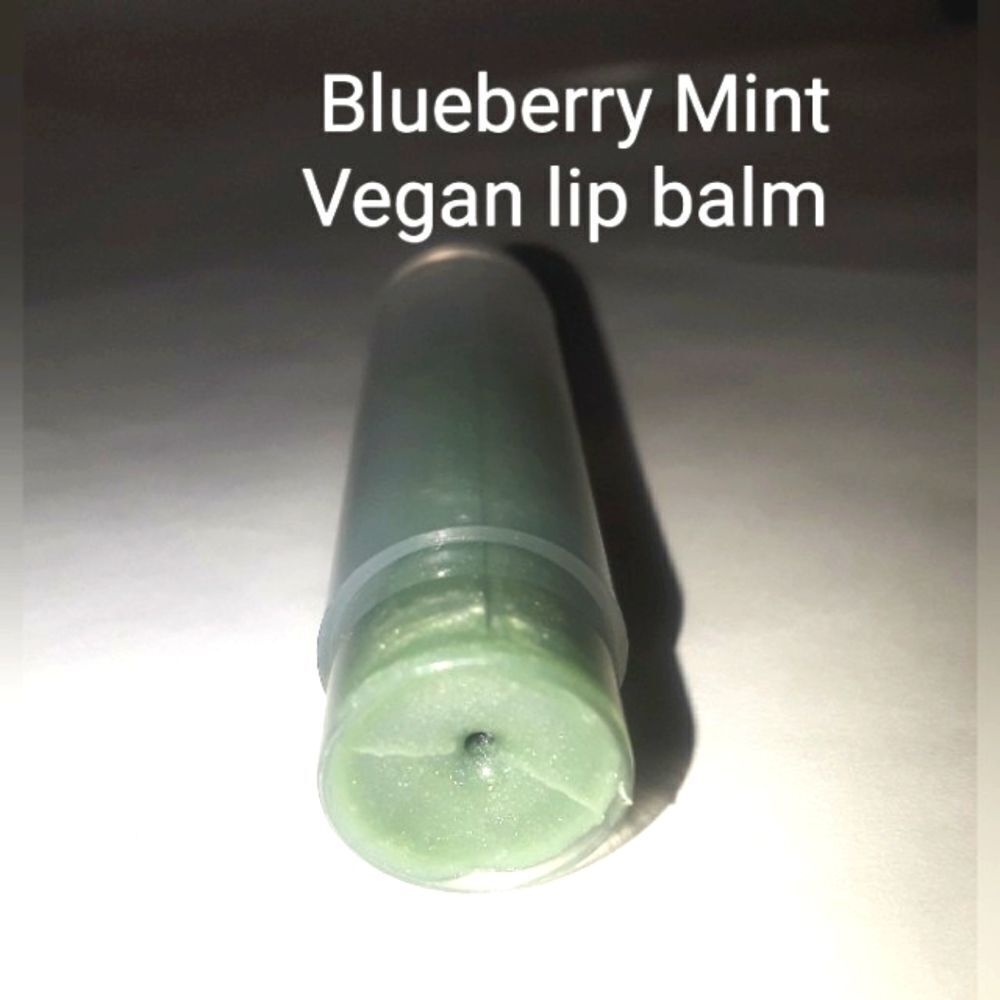 Hand Crafted buy 3 for $13 Blueberry Mint Super Healing vegan lip balm